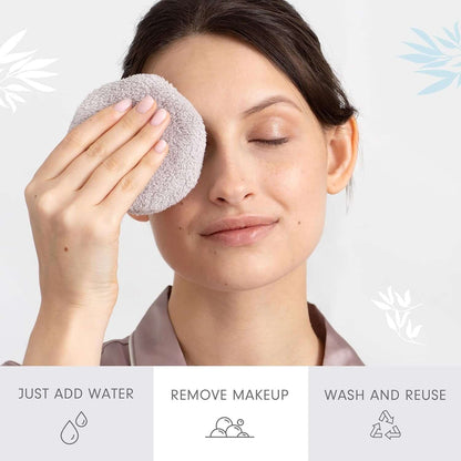 Reusable Makeup Removing Cloths - Makeup Remover Pads - Ultra-Soft, Gentle on Skin, Ideal for Sensitive Skin Easy Cleaning, Washable Face Pads Eco Friendly Make up Wipes Facial Cleansing Cloth