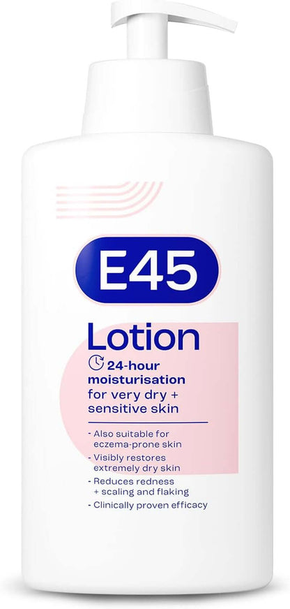 Moisturising Lotion 500 Ml for Dry & Sensitive Skin - Long-Lasting Hydration Protect from Dryness, Reduce Redness - Dermatological Body Moisturiser Lotion - Body Lotion - Daily Moisturiser