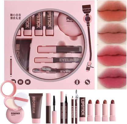 Cosmetic Kit, Makeup Set, BB Cream, Eyebrow Pencil, Lasting Makeup, Makeup Beginners, Stage Makeup,Learn to Makeup Everyday Cosmetics BB Cream Eyebrow Pencil for Stage, Traveling