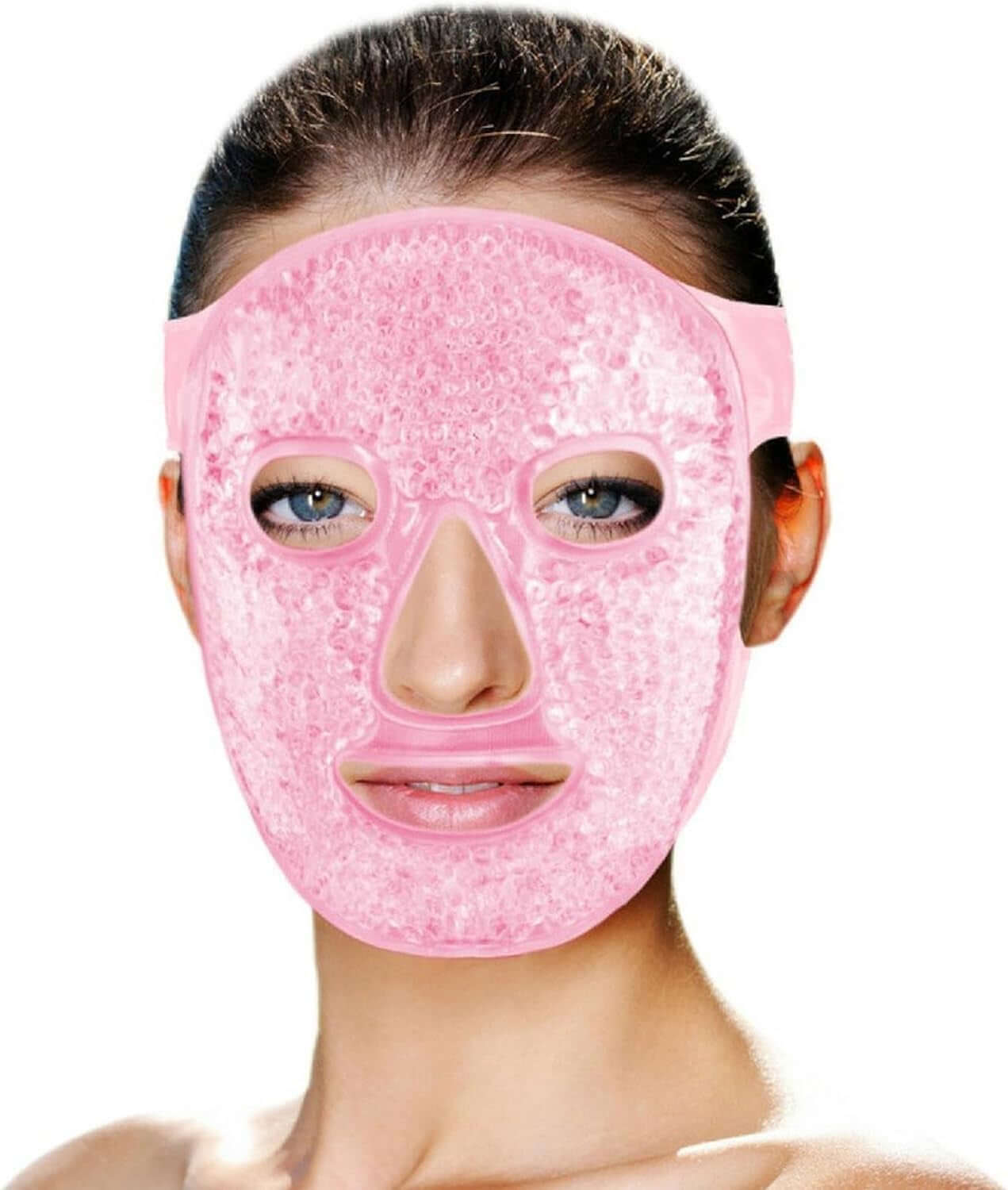 Cooling Face Mask, Women Ice Mask for Face, Reusable Ice Face Mask, Facial Care, Suitable for Reducing Facial Swelling/Dark Circles/Swelling/Facial Relaxation/Reduce Eye Bags/Headache