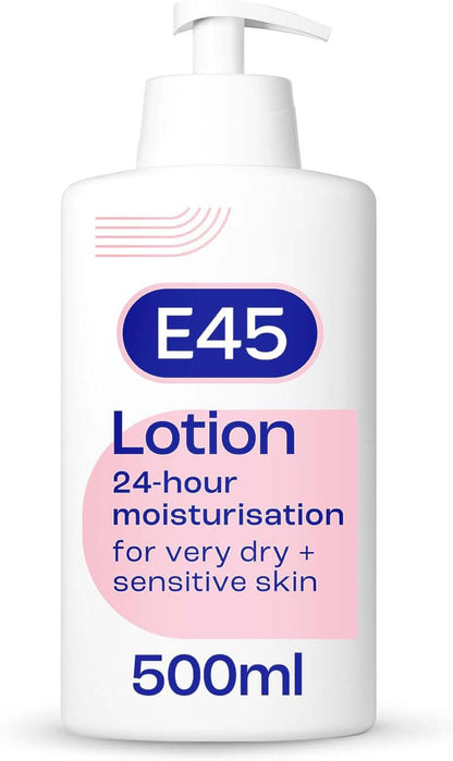 Moisturising Lotion 500 Ml for Dry & Sensitive Skin - Long-Lasting Hydration Protect from Dryness, Reduce Redness - Dermatological Body Moisturiser Lotion - Body Lotion - Daily Moisturiser