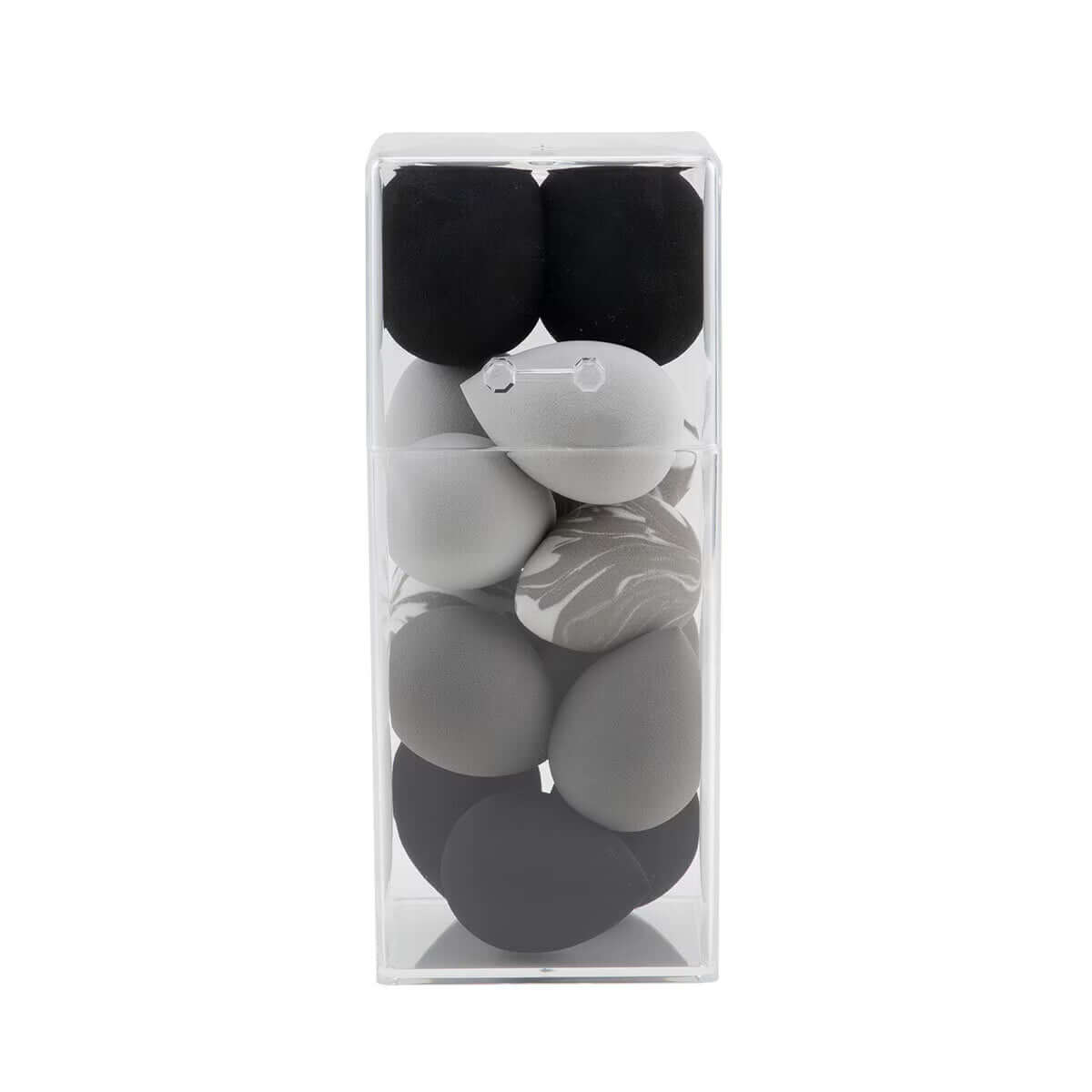 Beauty 14 Piece Beauty Sponge Set in Black