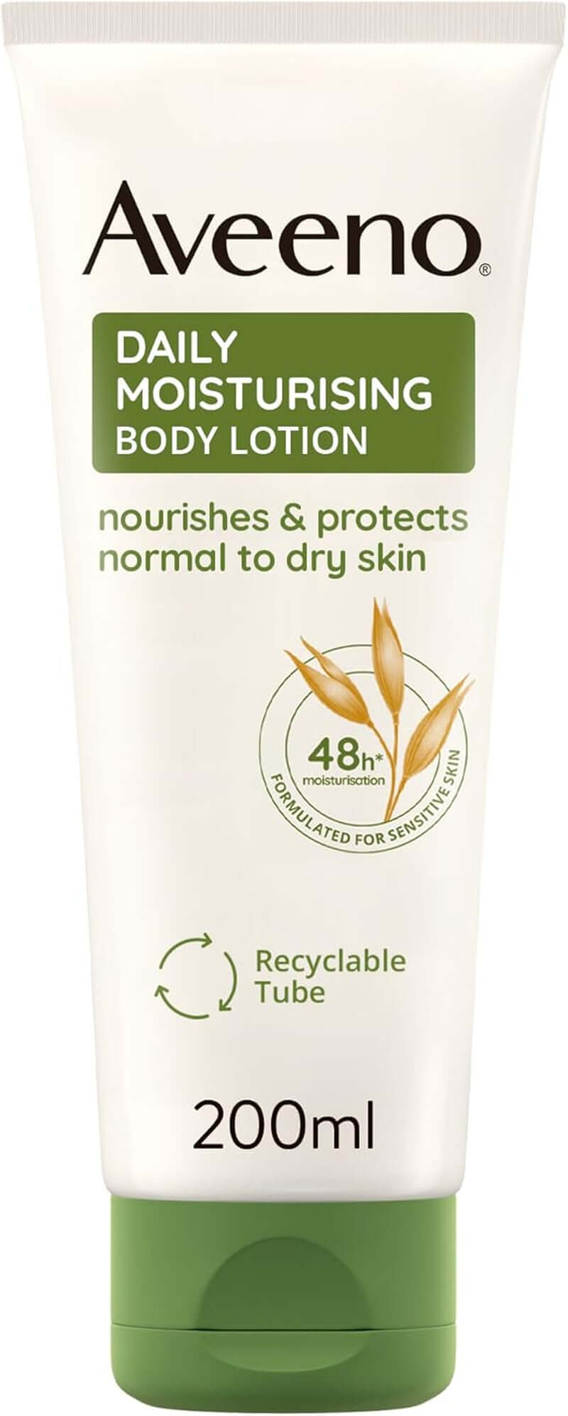 Daily Moisturising Body Lotion (1X 200Ml), Hydrating Body Lotion Enriched with Nourishing Colloidal Oatmeal, Gentle Body Moisturiser Suitable for Sensitive and Dry Skin