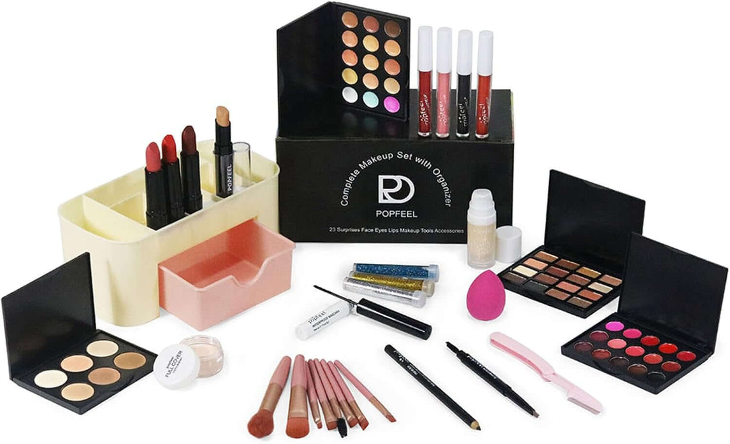 Makeup Kit for Women Full Kit, All in One Makeup Gift Set, Make-Up Sets with Eyeshadow Blush Concealer Palette Lipstick Mascara Eyebrow Pencil Makeup Box, Multi-Purpose Beauty Cosmetic Set