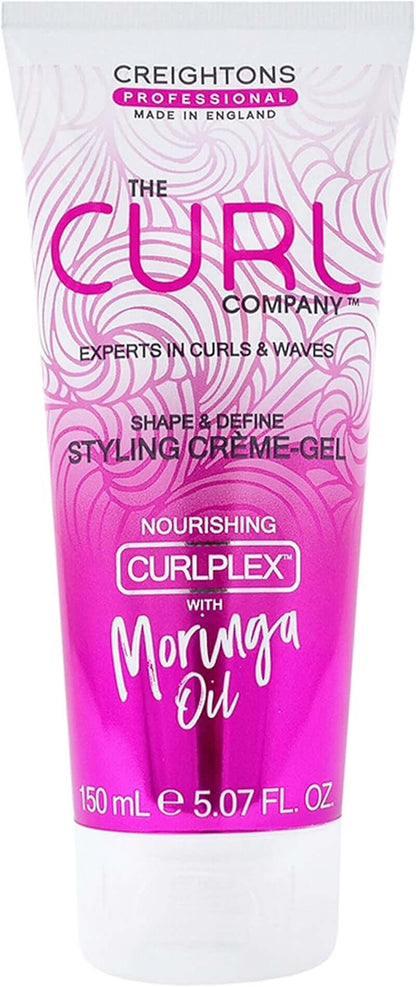 Shape and Define Styling Crème-Gel (150 Ml) - Professionally Formulated with Curplex and Nourishing Moringa Oil Ideal for Curls, Kinks, Coils and Waves